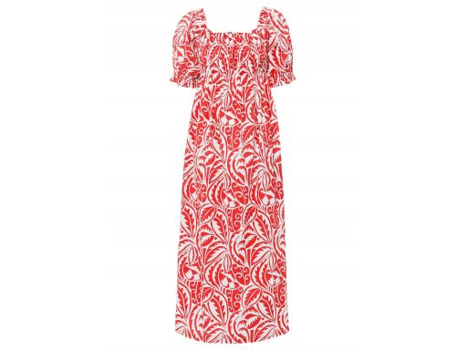 B.P.C sukienka długa z wiskozy we wzory 40.