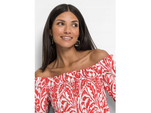 B.P.C sukienka długa z wiskozy we wzory 40.