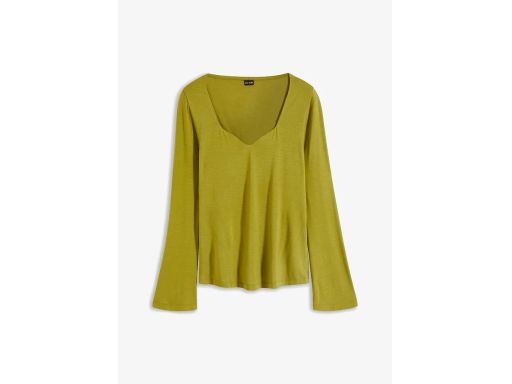 B.P.C bluzka z wiskozy zielona 40/42.