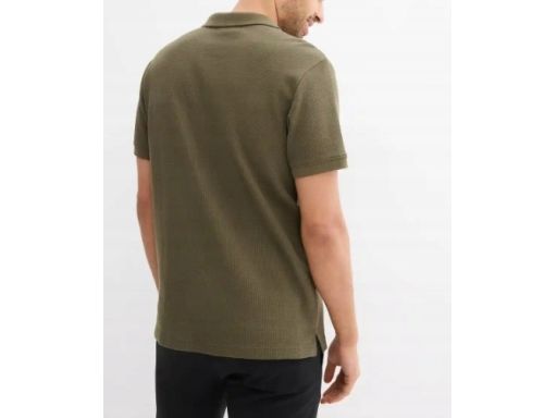 B.P.C t-shirt polo męski bawełniany oliwkowy r.XL