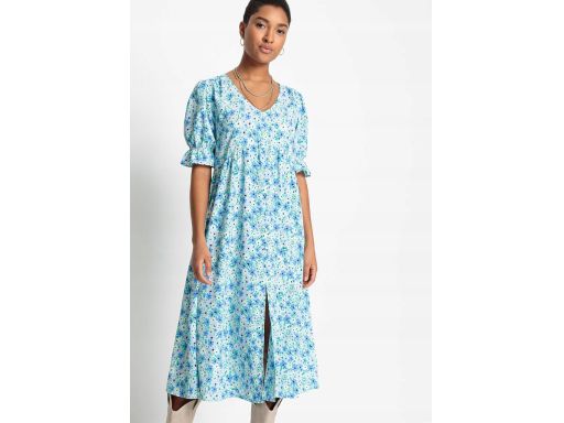 B.P.C sukienka turkusowa w kwiatuszki 42.
