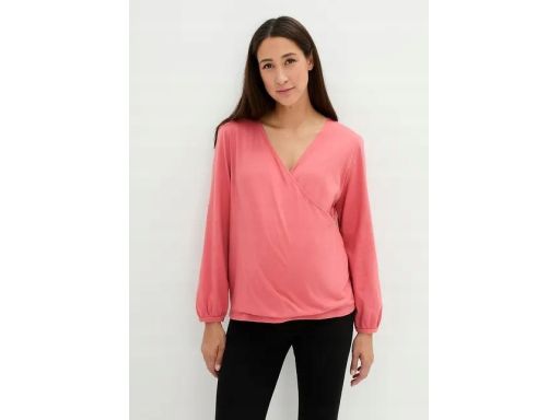 B.P.C bluzka rabarbarowa damska kopertowa r.48/50