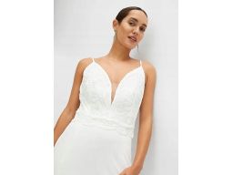 B.P.C suknia ślubna romantyczna z cekinami r.46