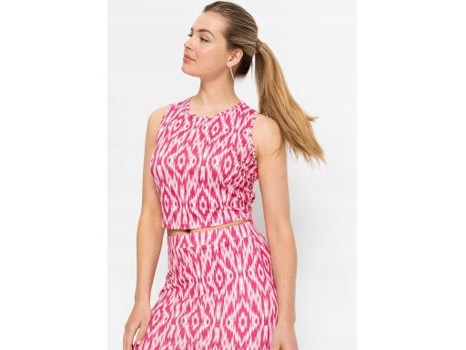 B.P.C top krótki z wiązaniem we wzory r.48/50