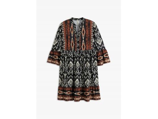 B.P.C długa z nadrukiem boho luźny fason ^40/42