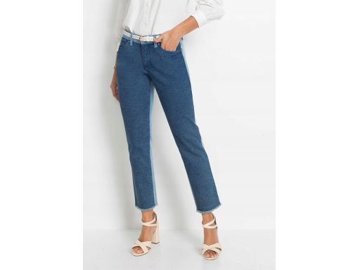 B.P.C jeansy damskie dwukolorowe r.42