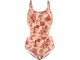 B.P.C kostium kąpielowy beżowy z wycięcięciami 42