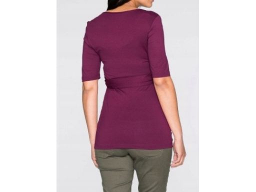 B.P.C. dłuższa bluzka ciążowa i do karmienia fioletowa 52/54