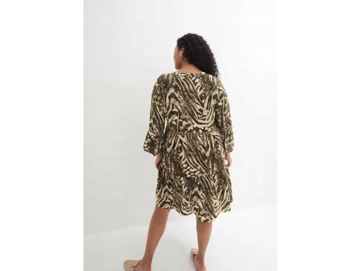 B.P.C sukienka tunikowa z wiskozy we wzory 48.