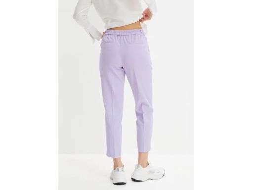 B.P.C. spodnie 7/8 liliowe jasny fiolet w kant ^48