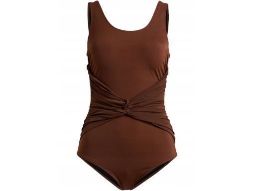 B.P.C kostium jednoczęściowy brązowy z siateczką r.48