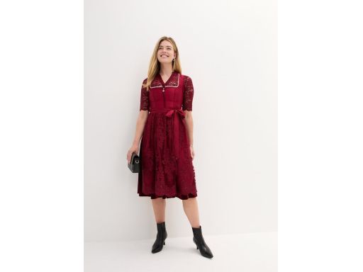 B.P.C damska bluzka krótka ludowa koronkowa r.38