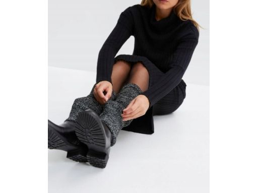 B.P.C ocieplacze dzianinowe 2-pak czarne i szare ze srebrnym r.uniwers