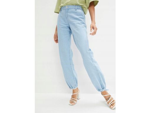 B.P.C szerokie jeansy z troczkami ^34