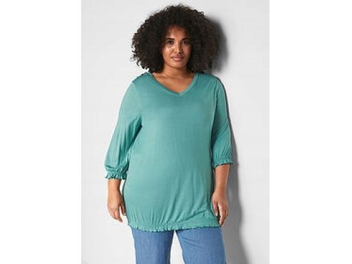 B.P.C Bluzka z wiskozy z falbankami ^48/50