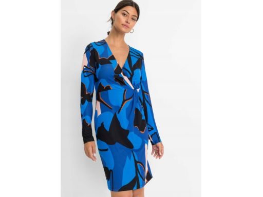 B.P.C sukienka kopertowa wzorzysta ^36/38