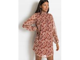 B.P.C. sukienka we wzory szyfon r.42