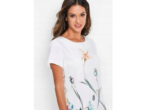 B.P.C sukienka z nadrukiem prosta r.38