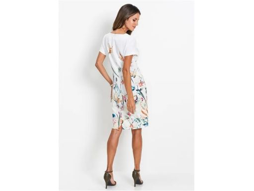 B.P.C sukienka z nadrukiem prosta r.38