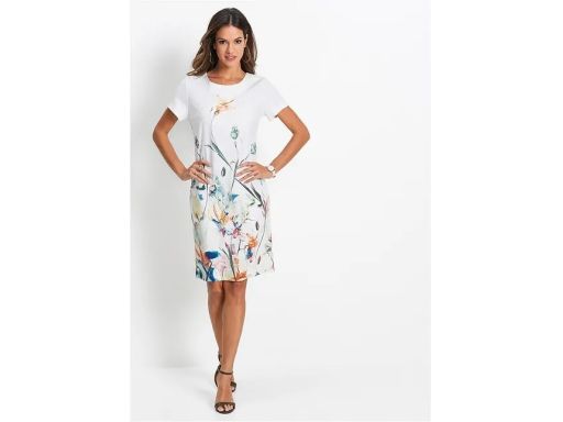 B.P.C sukienka z nadrukiem prosta r.38