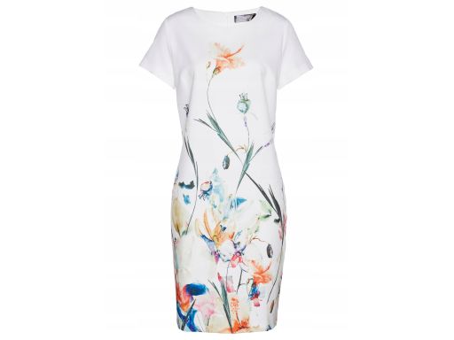 B.P.C sukienka z nadrukiem prosta r.38