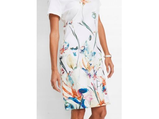B.P.C sukienka z nadrukiem prosta r.38