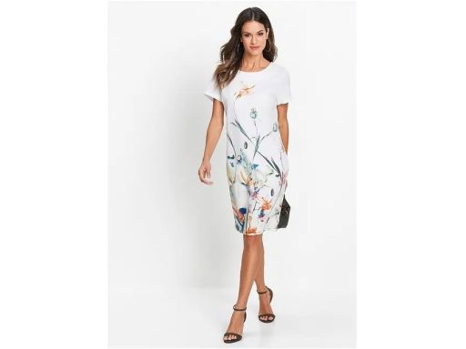 B.P.C sukienka z nadrukiem prosta r.38