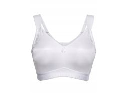 B.P.C biustonosz biały odciążający bez fiszbin t-shirtowy 75C.