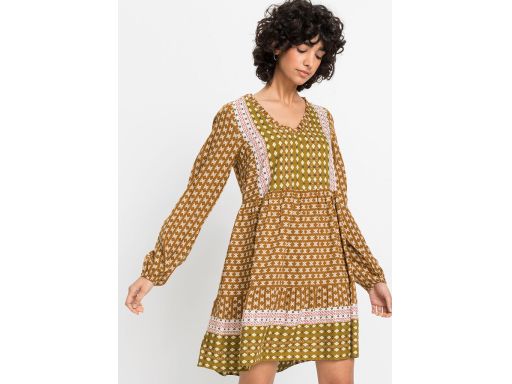 B.P.C sukienka z falbaną boho ^42