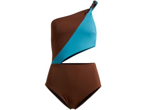 B.P.C kostium kąpielowy monokini brązowo-turkusowy ^40