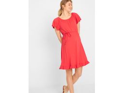 B.P.C sukienka ciążowa koralowa bawełniana r.44/46