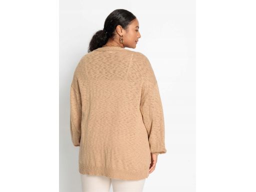 B.P.C. Letni sweter bez zapiecia beżowy ^36/38