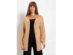 B.P.C. Letni sweter bez zapiecia beżowy ^36/38