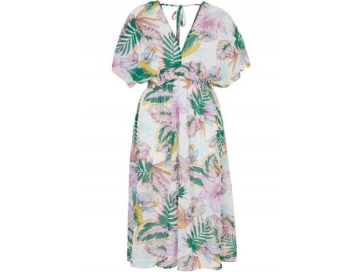 B.P.C sukienka z nadrukiem długa plażowa 44/46.