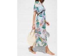 B.P.C sukienka z nadrukiem długa plażowa 44/46.