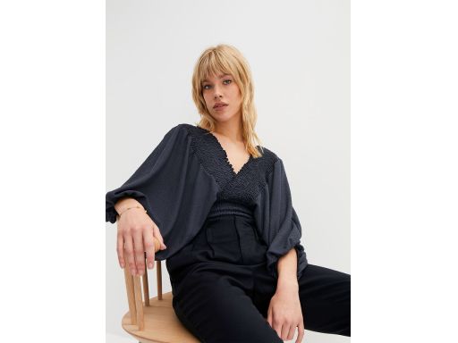 B.P.C krótka bluzka nietoperz z szerokimi rękawami ^32/34