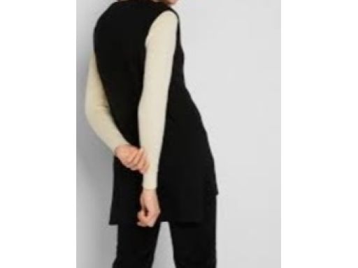 B.P.C kamizelka dzianinowa POMARAŃCZOWA lekko dłuższy tył 36/38.