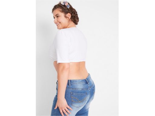 B.P.C damska bluzka krótka w stylu ludowym ^54