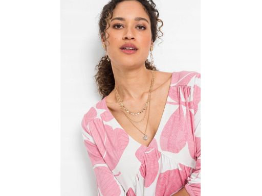 B.P.C sukienka we wzory z wiskozy 44/46.