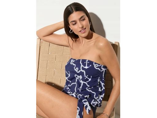 B.P.C tankini granatowe w jasne wzory 46.