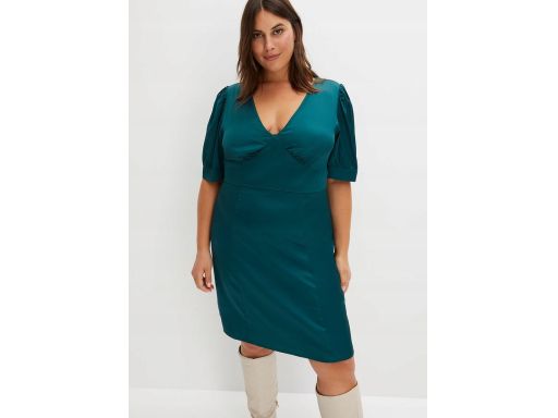 B.P.C sukienka satynowa zielona ^42