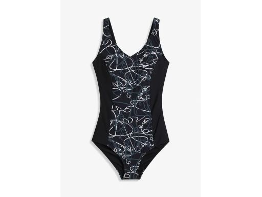 B.P.C kostium kąpielowy czarny ze wzorem r.44