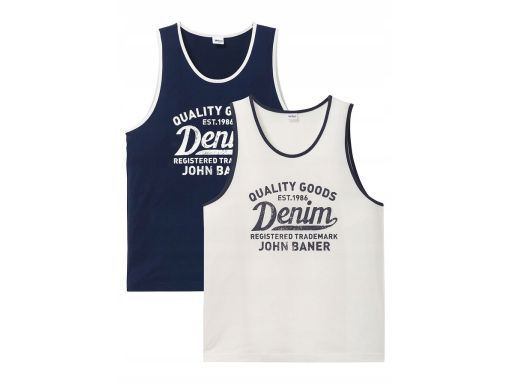 Koszulka bez rękawów top męski 2-pak ^XXL