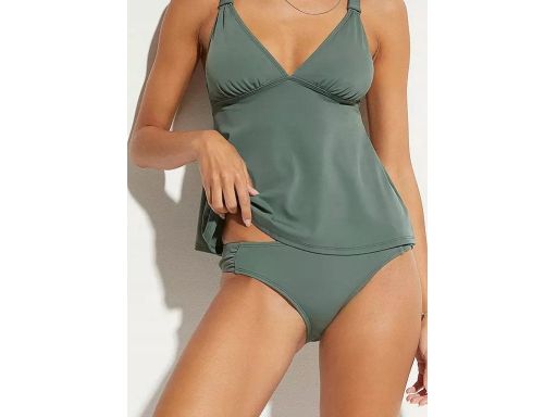 B.P.C tankini oliwkowe z figami r.38
