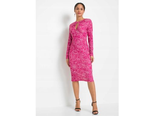 AD5819 sukienka midi wzorzysta r.40/42