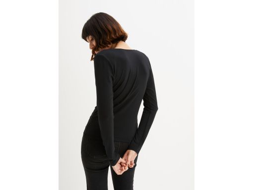 B.P.C bluzka z lejącym dekoltem czarna ^40/42