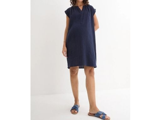 B.P.C sukienka ciążowa bordowa muślinowa r.46