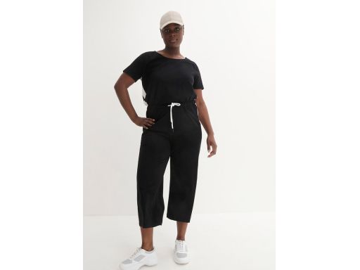 B.P.C kombinezon czarny sportowy krótki rękaw r.56/58