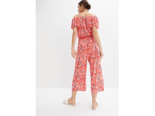 B.P.C kombinezon carmen pomarańczowy we wzory ^36/38