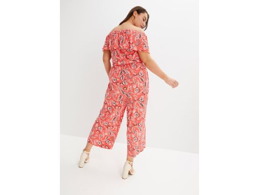 B.P.C kombinezon carmen pomarańczowy we wzory ^36/38